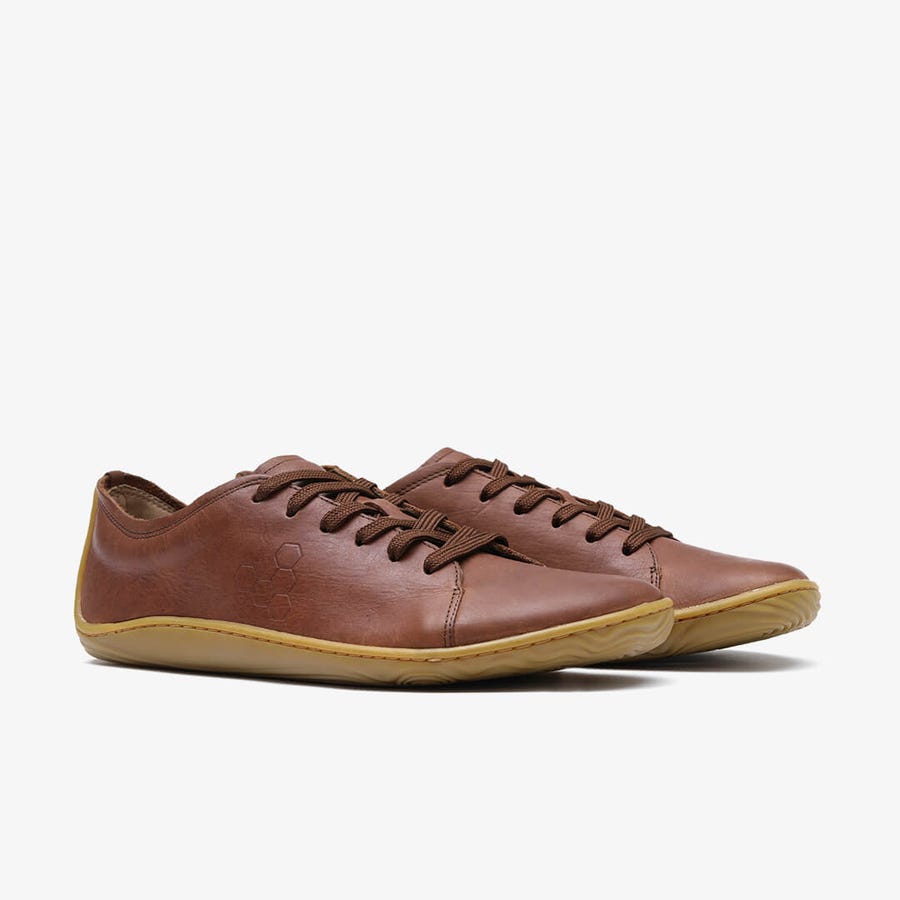 Brown Men's Vivobarefoot Addis Casual Shoes | Philippines 0085UZGT